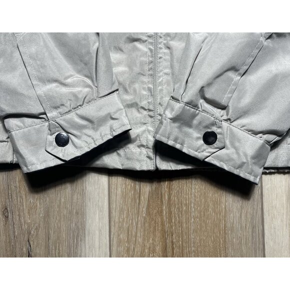 US Polo Assn Beige Fleece Lined Harrington Bomber Jacket - Men’s Large - Picture 9 of 16